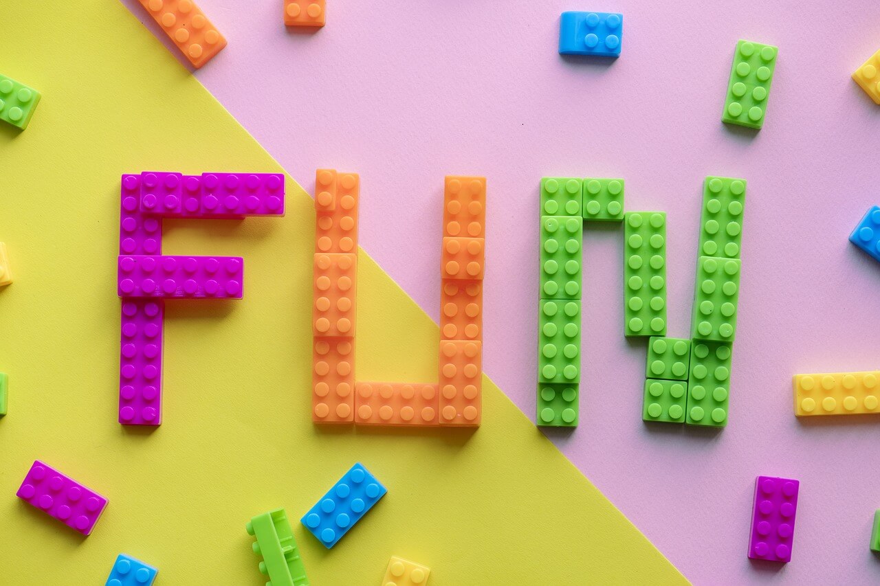 lego spelling out fun